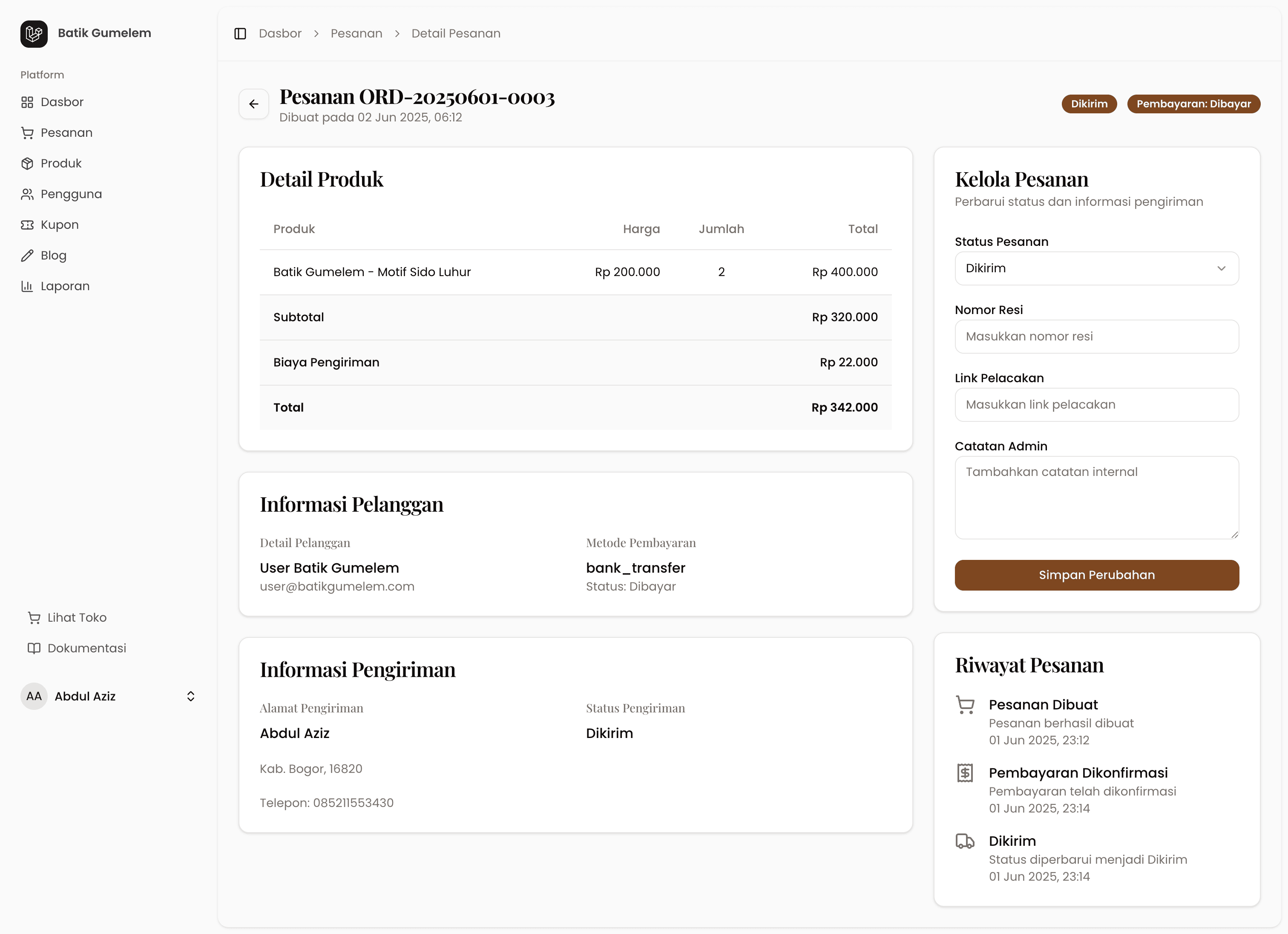 Batik Gumelem — Advanced E-Commerce Ecosystem visualization 12