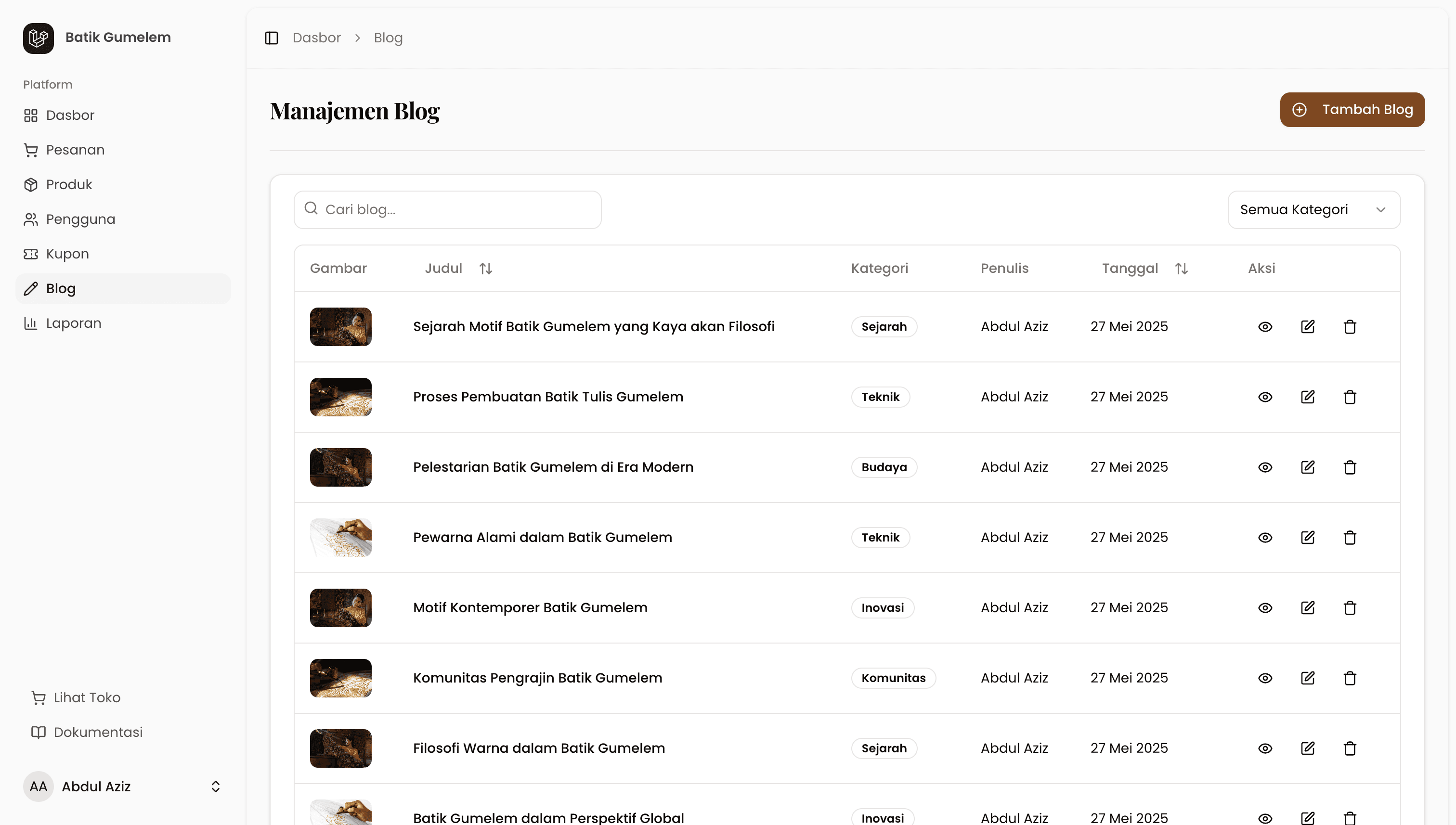 Batik Gumelem — Advanced E-Commerce Ecosystem visualization 17