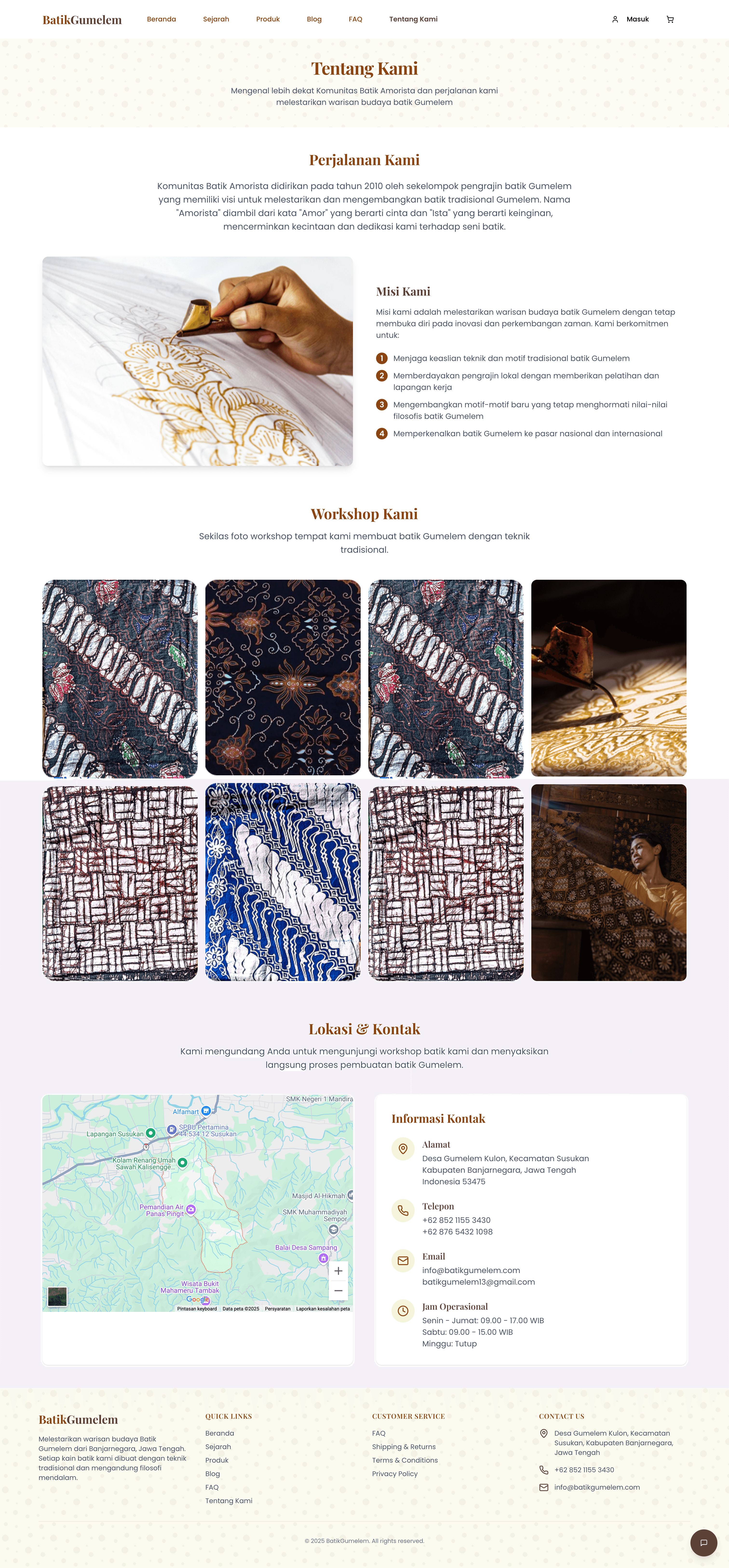 Batik Gumelem — Advanced E-Commerce Ecosystem visualization 4