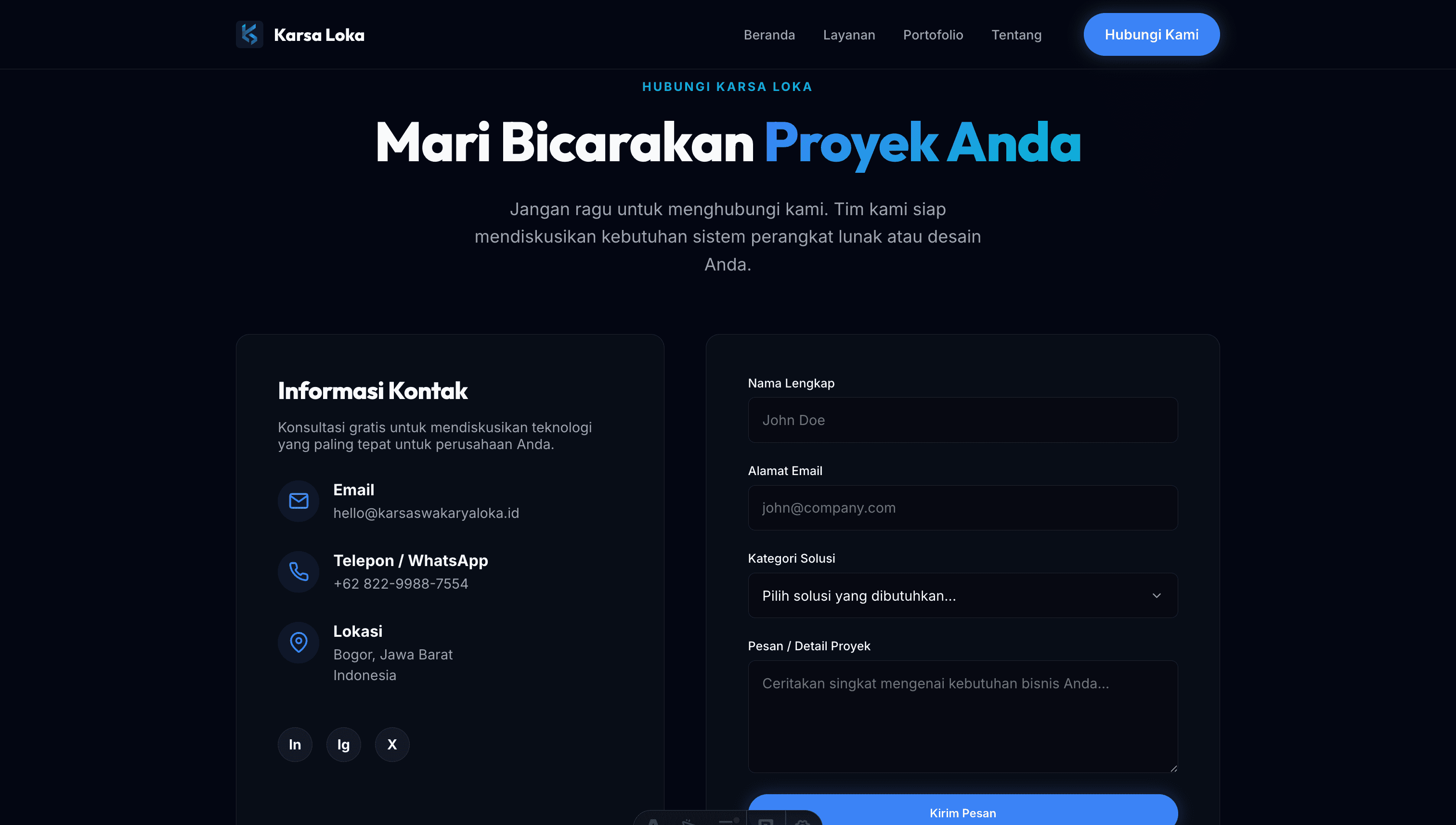 Karsaloka Marketplace — Agro-Industrial Platform visualization 6